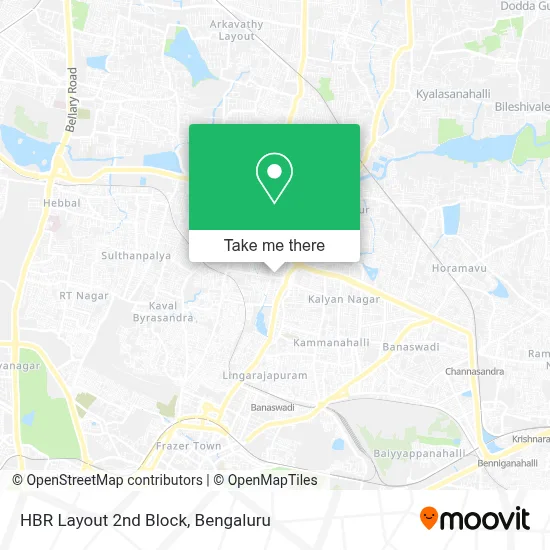 HBR Layout 2nd Block map