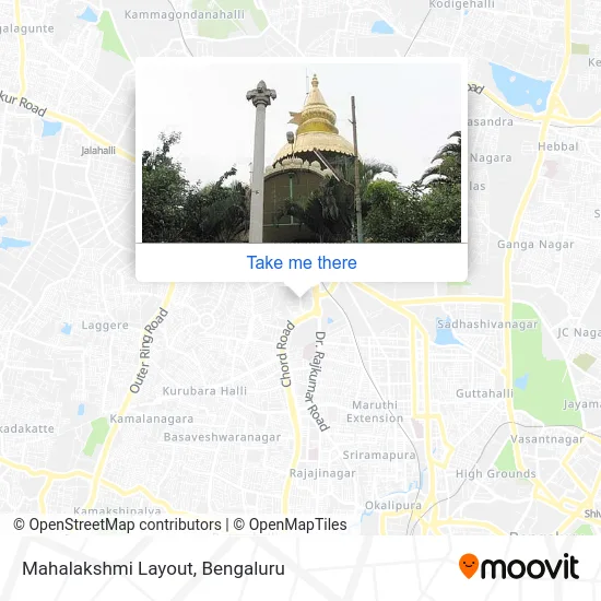 Mahalakshmi Layout map