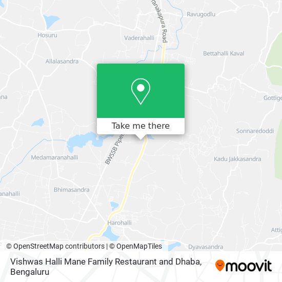 Vishwas Halli Mane Family Restaurant and Dhaba map