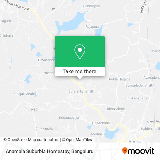 Anamala Suburbia Homestay map