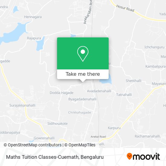 Maths Tuition Classes-Cuemath map