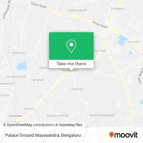 Palace Ground Mayasandra map