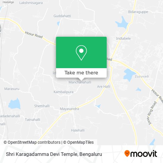 Shri Karagadamma Devi Temple map