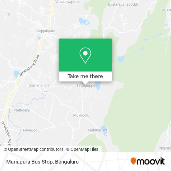 Mariapura Bus Stop map