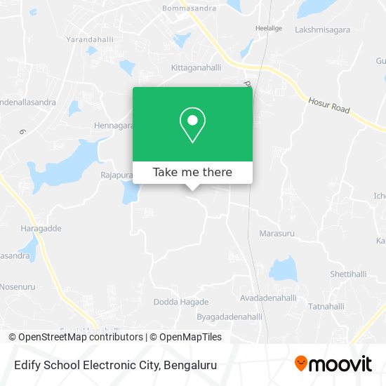 Edify School Electronic City map