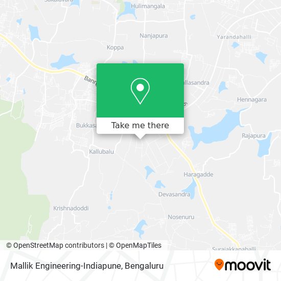 Mallik Engineering-Indiapune map