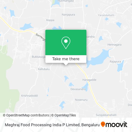 Meghraj Food Processing India P Limited map