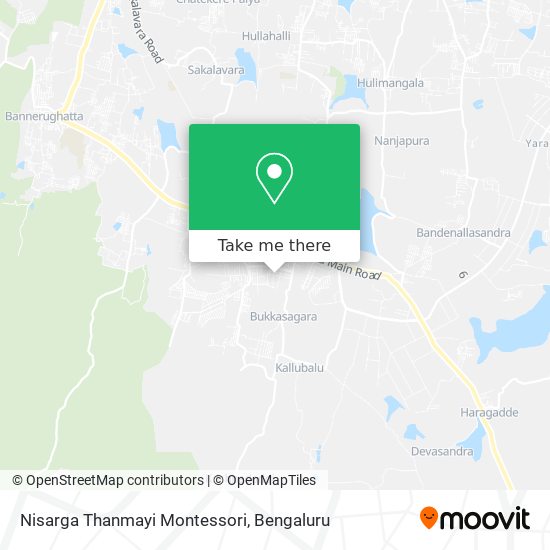 Nisarga Thanmayi Montessori map