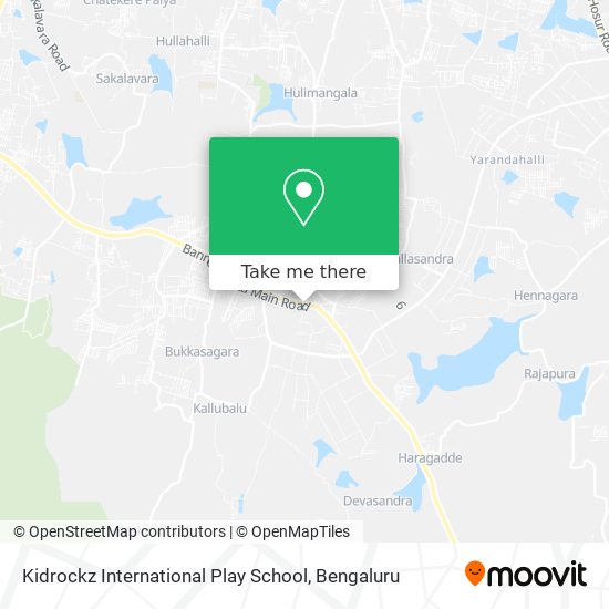 Kidrockz International Play School map