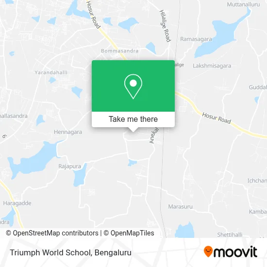Triumph World School map