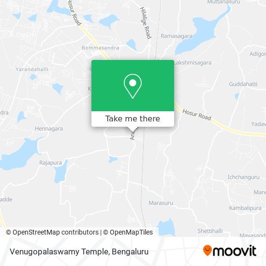 Venugopalaswamy Temple map