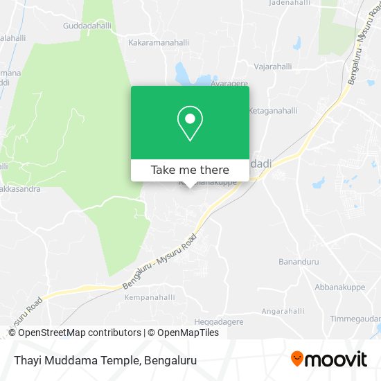 Thayi Muddama Temple map
