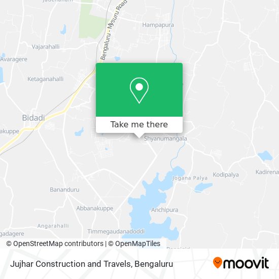 Jujhar Construction and Travels map