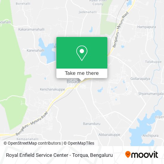 Royal Enfield Service Center - Torqua map