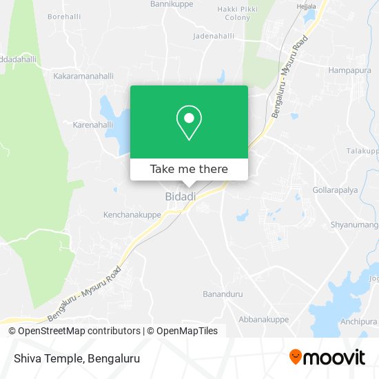 Shiva Temple map