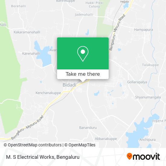 M. S Electrical Works map