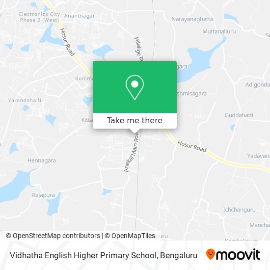 Vidhatha English Higher Primary School map