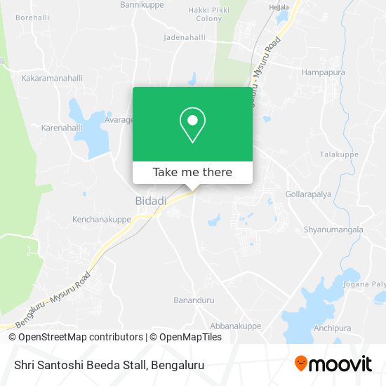 Shri Santoshi Beeda Stall map