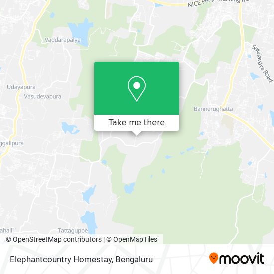 Elephantcountry Homestay map