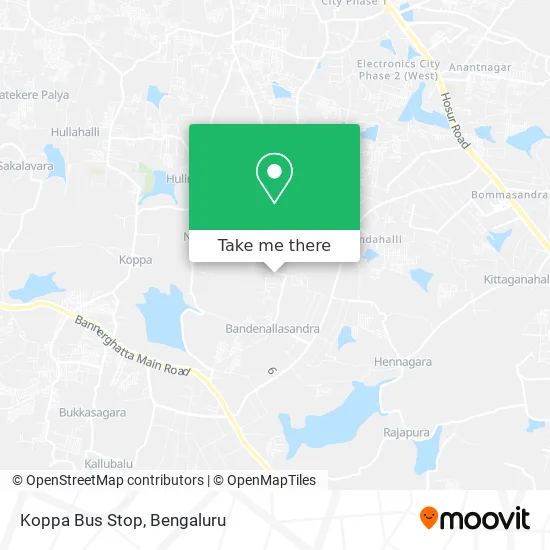 Koppa Bus Stop map