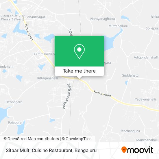 Sitaar Multi Cuisine Restaurant map