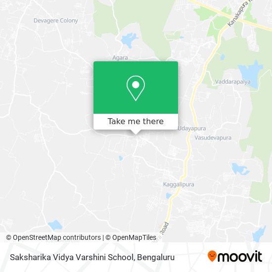 Saksharika Vidya Varshini School map