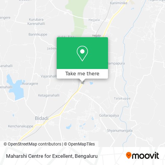 Maharshi Centre for Excellent map