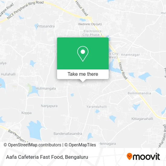 Aafa Cafeteria Fast Food map