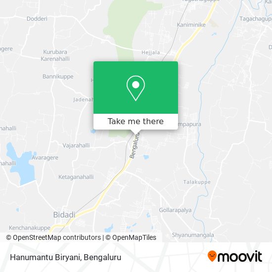 Hanumantu Biryani map