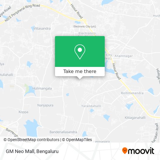 GM Neo Mall map