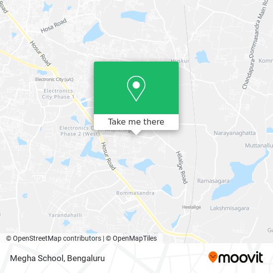 Megha School map