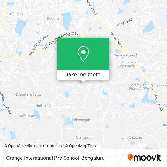 Orange International Pre-School map