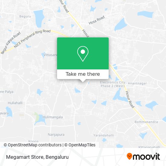 Megamart Store map