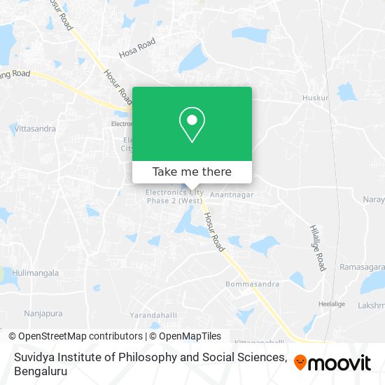 Suvidya Institute of Philosophy and Social Sciences map