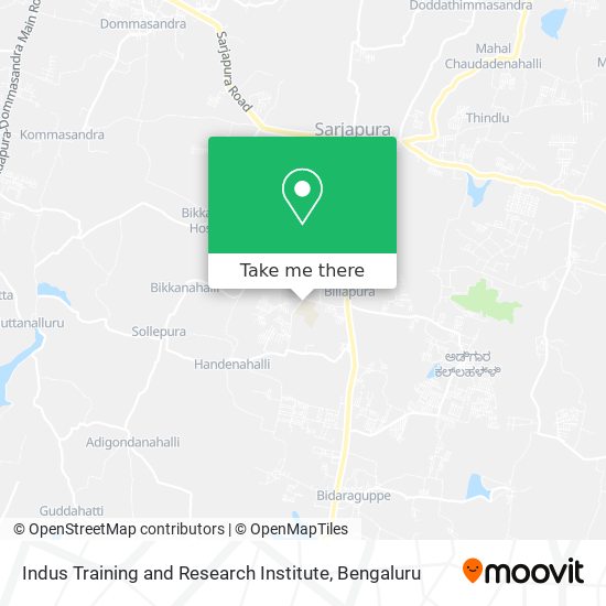Indus Training and Research Institute map