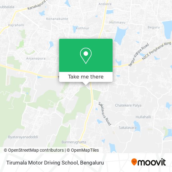 Tirumala Motor Driving School map