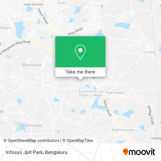 Infosys Jpit Park map