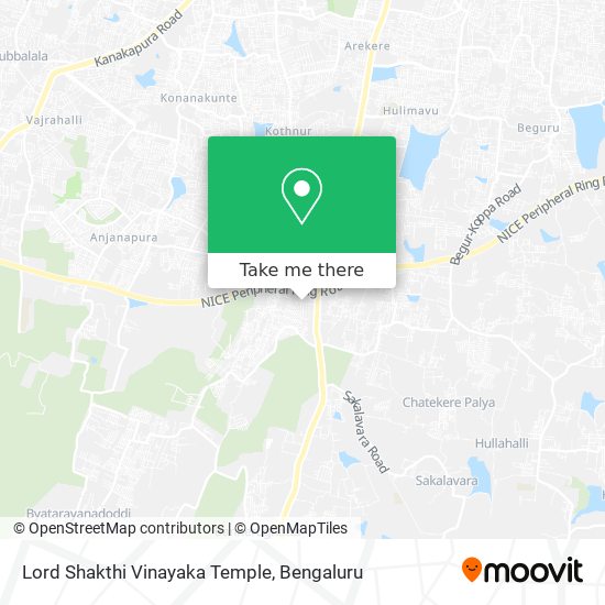 Lord Shakthi Vinayaka Temple map