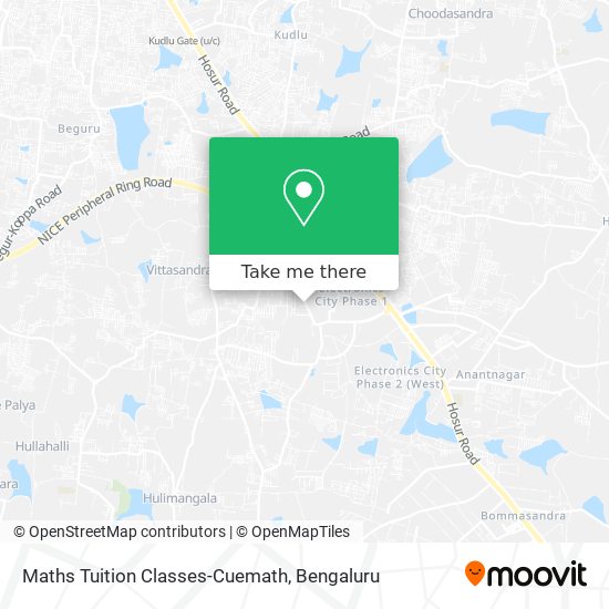 Maths Tuition Classes-Cuemath map