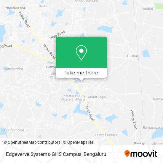 Edgeverve Systems-GHS Campus map