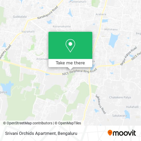 Srivani Orchids Apartment map