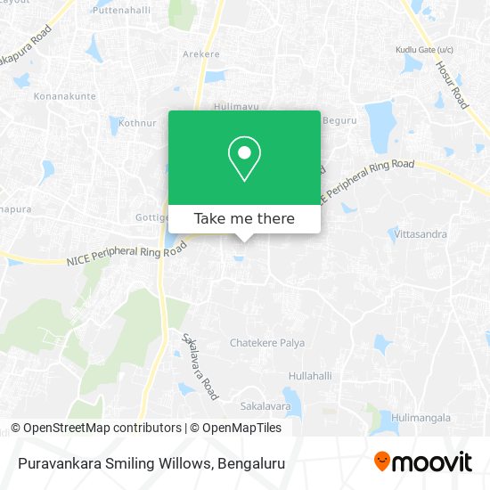 Puravankara Smiling Willows map