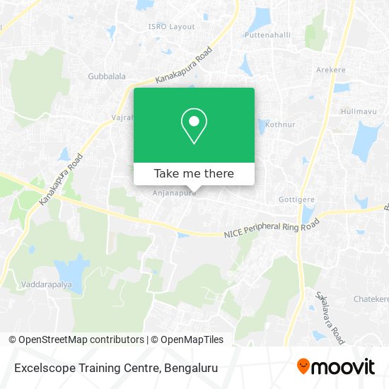 Excelscope Training Centre map