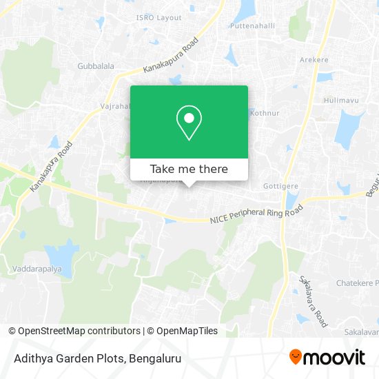 Adithya Garden Plots map