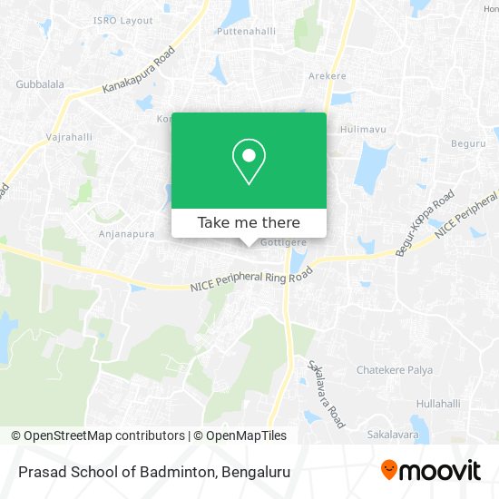 Prasad School of Badminton map
