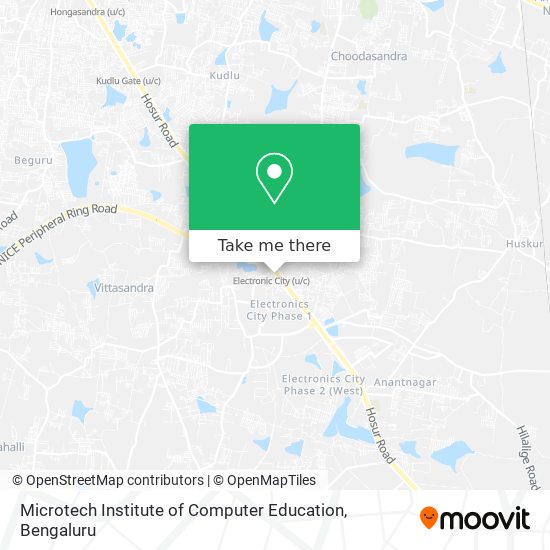 Microtech Institute of Computer Education map