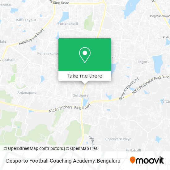 Desporto Football Coaching Academy map