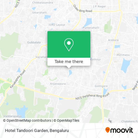 Hotel Tandoori Garden map