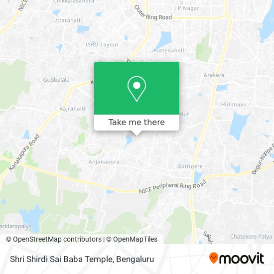 Shri Shirdi Sai Baba Temple map