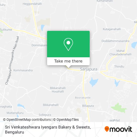 Sri Venkateshwara Iyengars Bakery & Sweets map